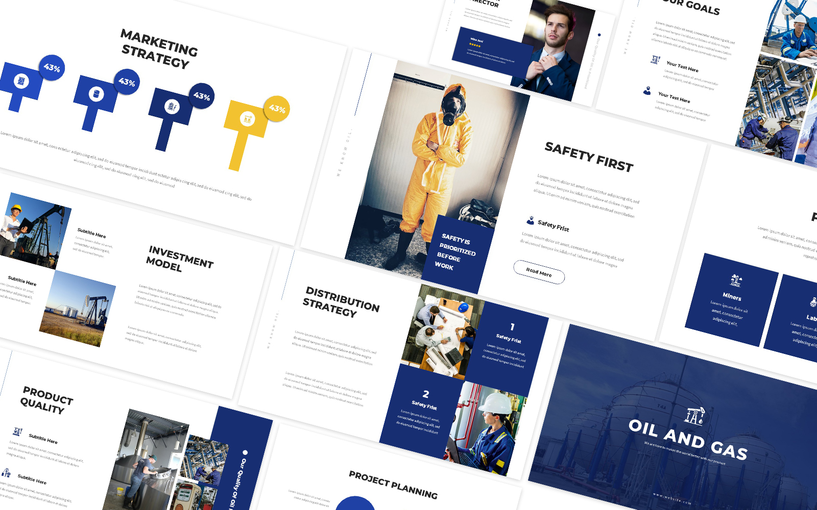 Oil & Gas Googleslides Template