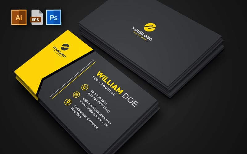 Multipurpose Business Card | Volume: 10 - Corporate Identity Template