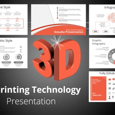3d Print PowerPoint Templates 193286