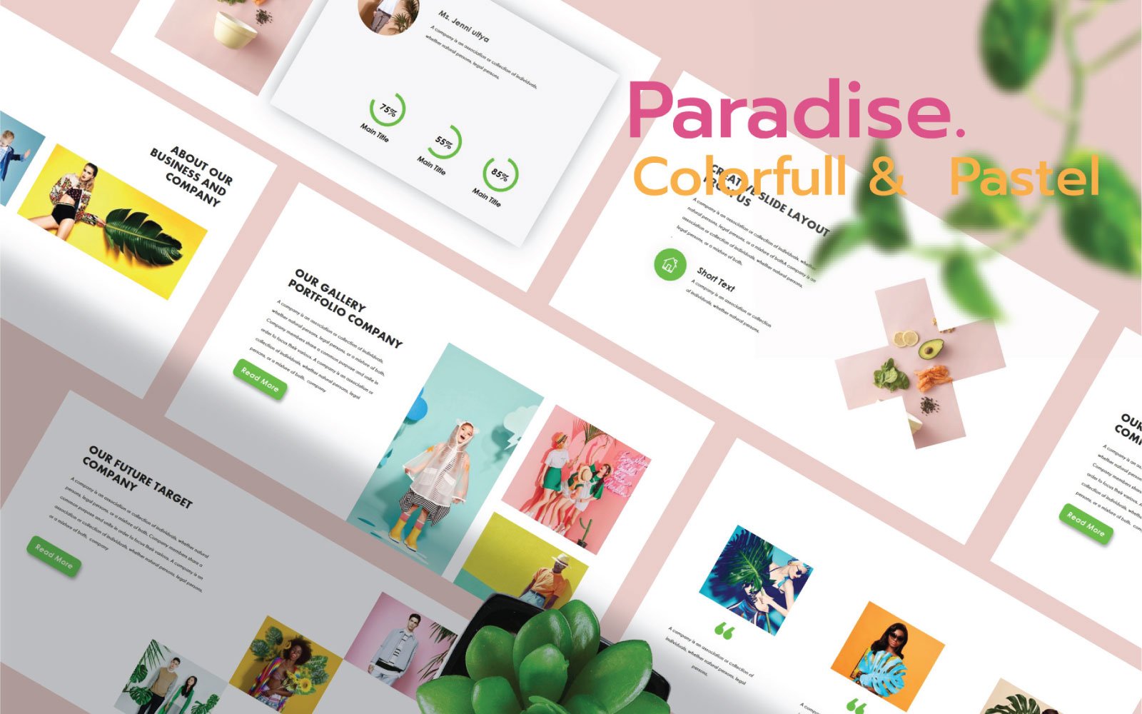 Paradise - Keynote Template