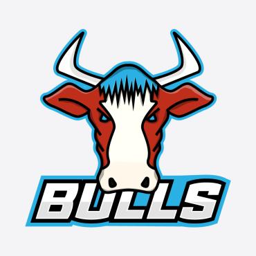 Teamesportsspotrswildlifebullsyoutube Teamanimalscleanvectorbull Logo Templates 193496