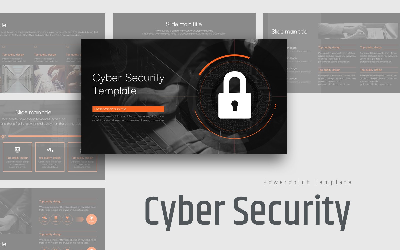 Cyber Security PPT Template