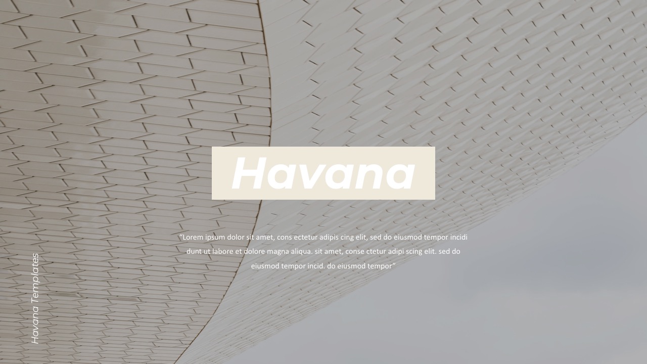 Havana Powerpoint Templates