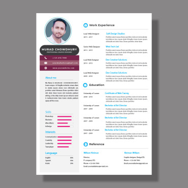 Modern Resume Resume Templates 193995