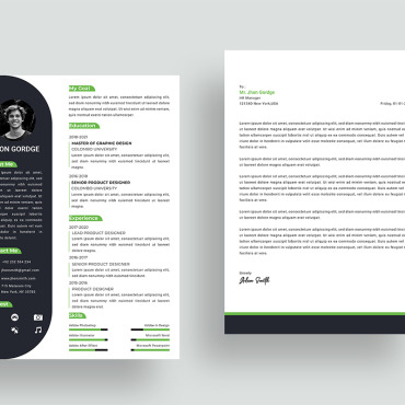 Portfolio Cv Resume Templates 193996