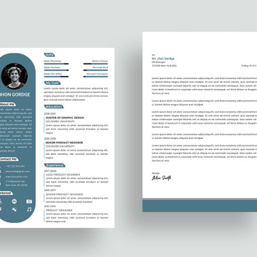 Portfolio Cv Resume Templates 193997