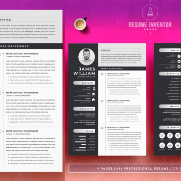 Template Clean Resume Templates 194221