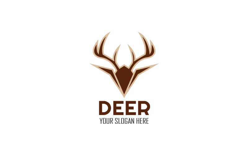 Deer Logo Design And Template