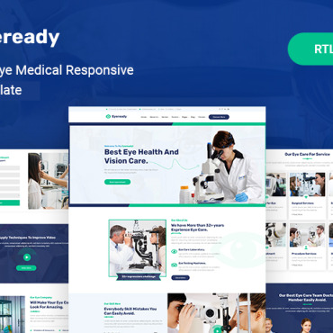 Health Medical Responsive Website Templates 194267