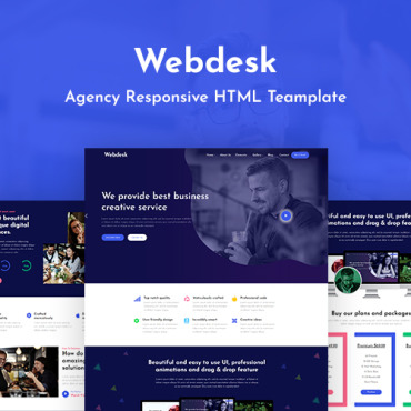 Business Startup Responsive Website Templates 194268