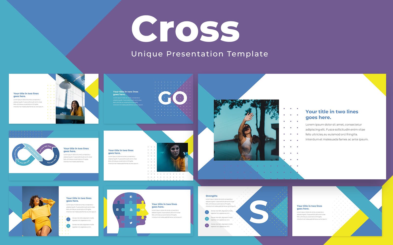 Cross Google Slides Template