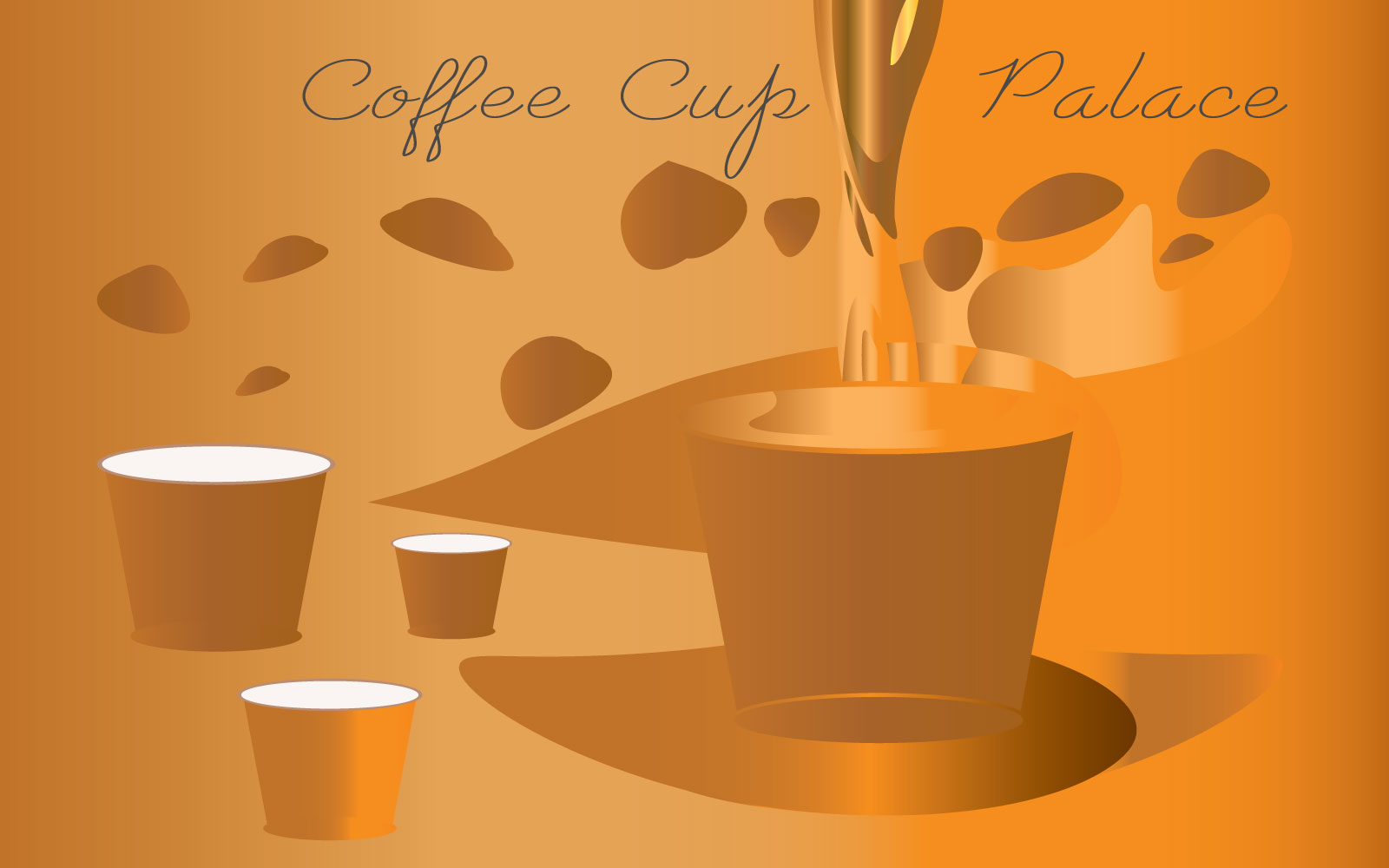 Coffee Cup Palace Background