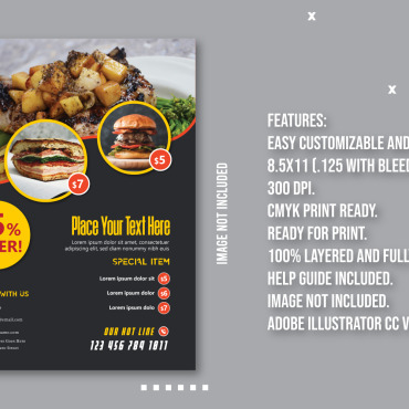 Flyer Restaurant Corporate Identity 194754