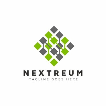 Nmedian Lettern Logo Templates 194818