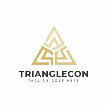 Logomodernmultimediasoftwarestudiotechtechnologytriangle  Logo Templates 194929