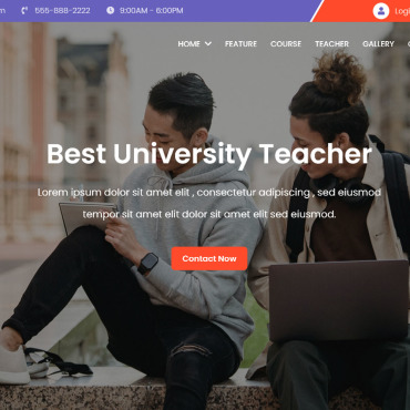 College Course Landing Page Templates 194962