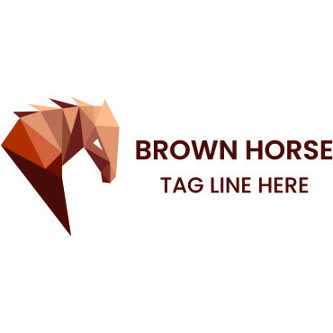 Polygonal Brown Logo Templates 195072