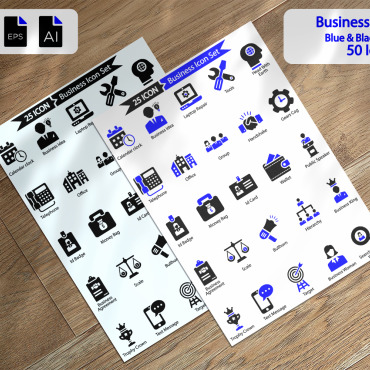 Cog Business Icon Sets 195076