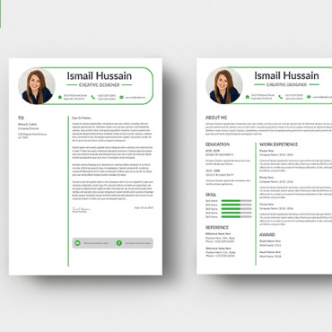 A4 Cv Resume Templates 195081