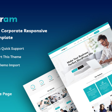 Business Company Responsive Website Templates 195086