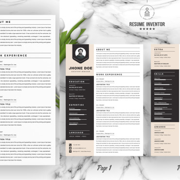 Template Clean Resume Templates 195145