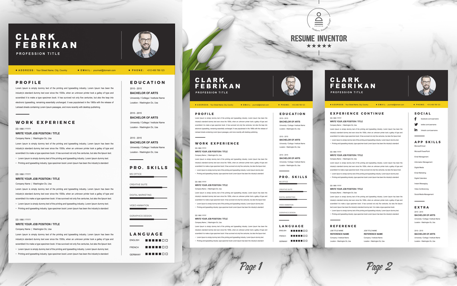 Febrikan /  Resume Template