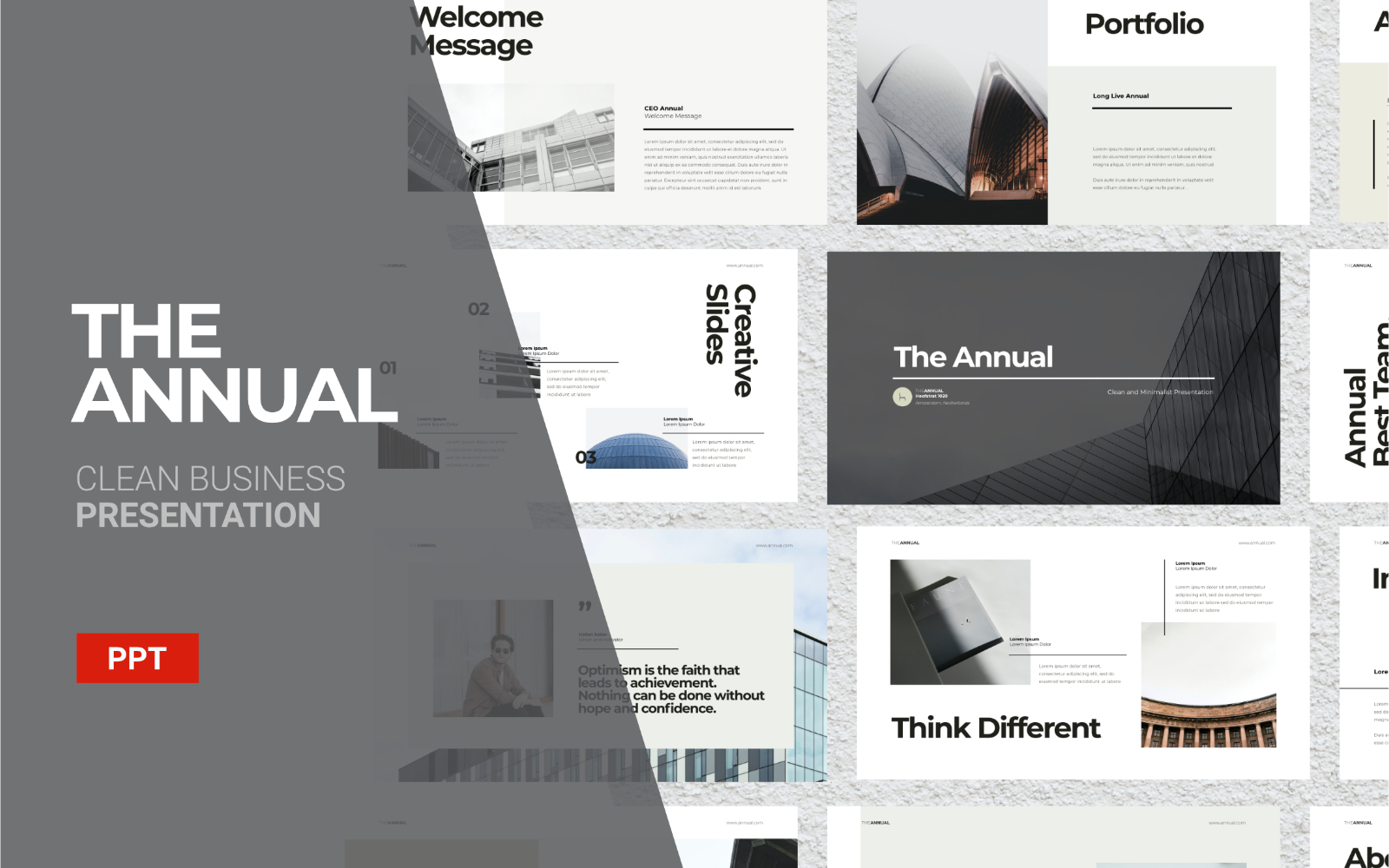 The Annual - Business Presentation - Powerpoint Template