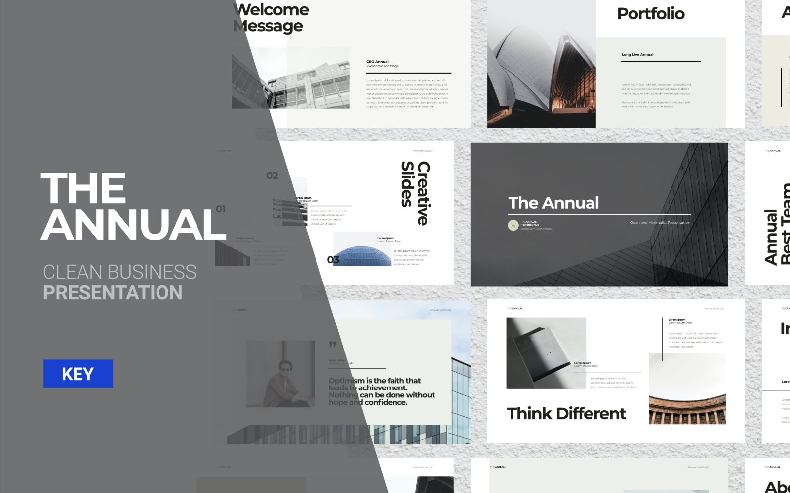 The Annual - Business Presentation - Keynote Template