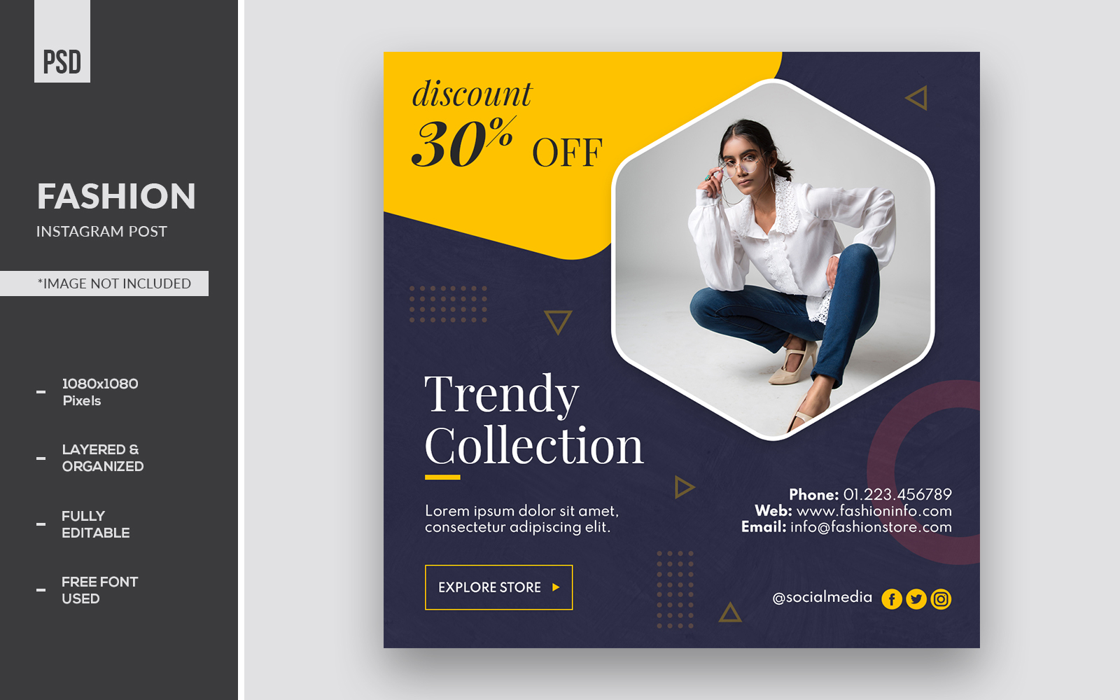 Creative Fashion Banner Instagram Post Social Media