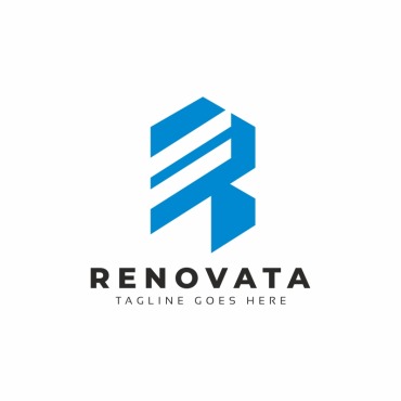 R Logolinelogomarketingmediamodernprint Logo Templates 195512