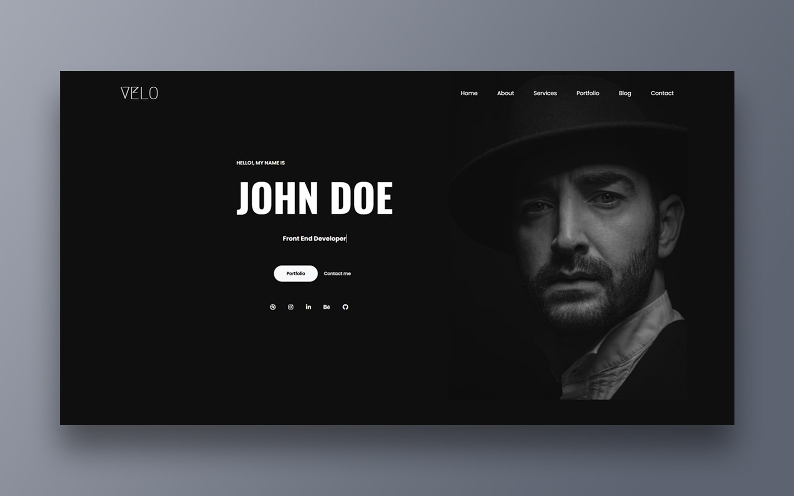 Velo - Wordpress Portfolio Elementor Theme