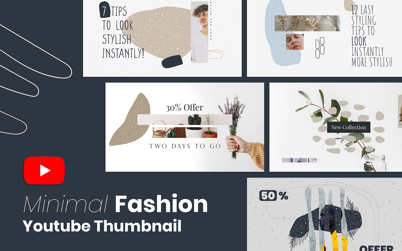 Minimal Fashion Youtube Thumbnail