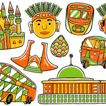 Vector Jakarta Vectors Templates 195799