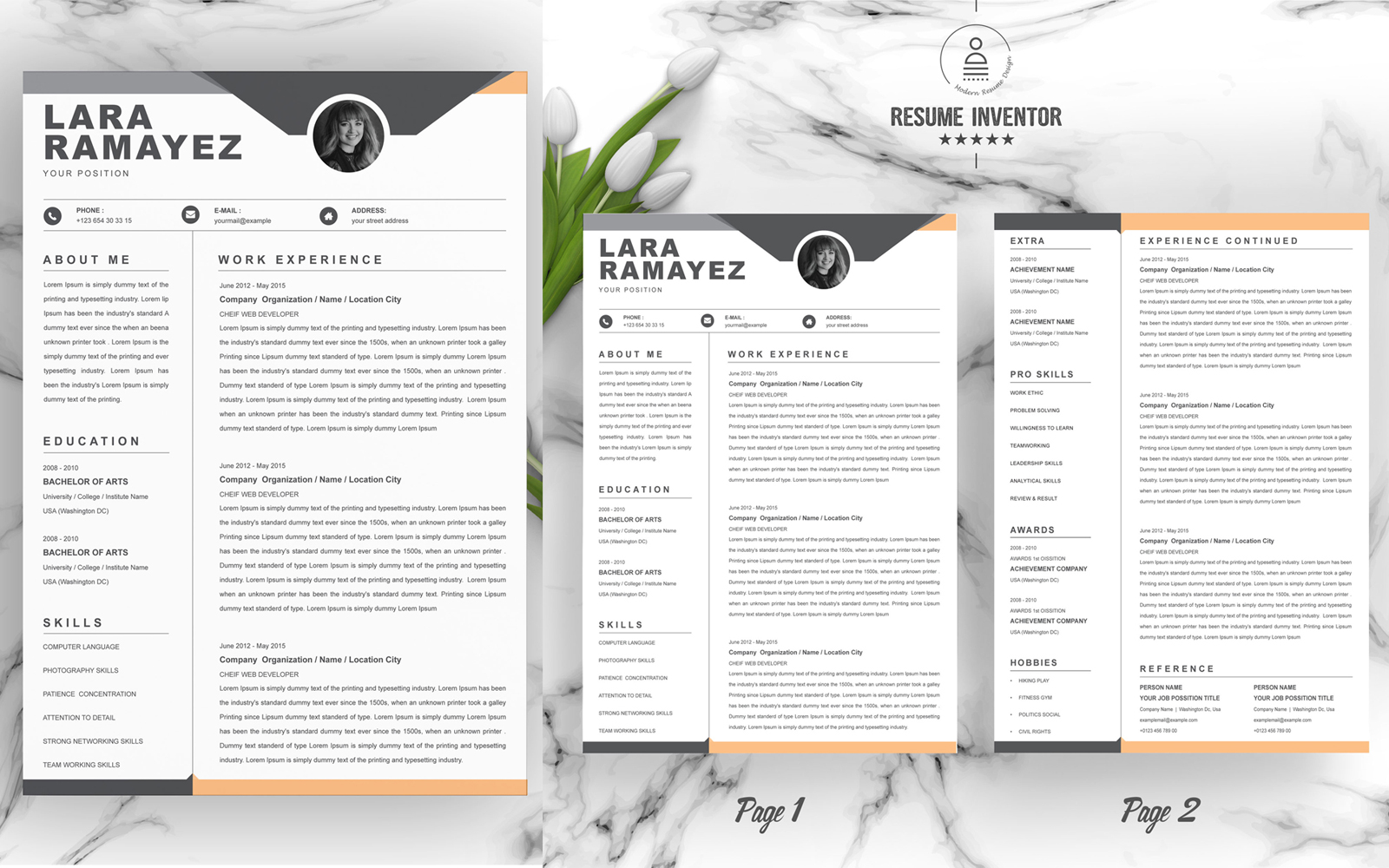 Lara Ramayez / CV Template