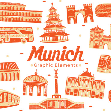 Munich Vector Illustrations Templates 195898