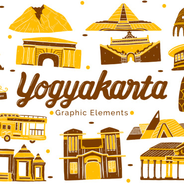 Element Yogyakarta Illustrations Templates 195903