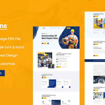 Building Business PSD Templates 195925