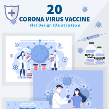 Vaccination Corona Illustrations Templates 195988