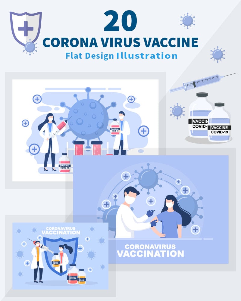 20 Coronavirus Vaccination Vector