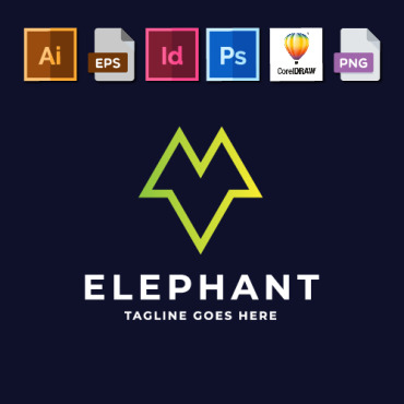 Animal Elephant Logo Templates 196102