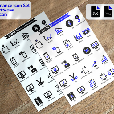 Mobile Banking Icon Sets 196223