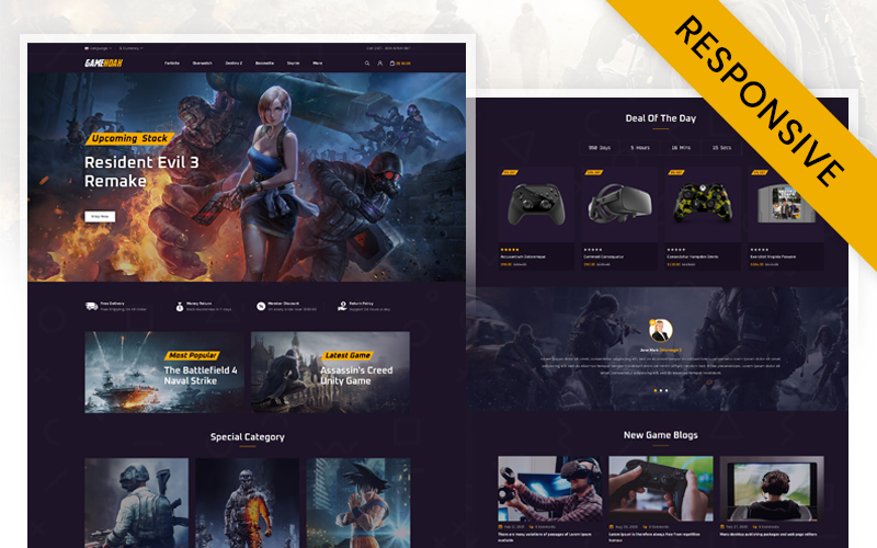 Anity - modelo de site de anime HTML5 - TemplateMonster