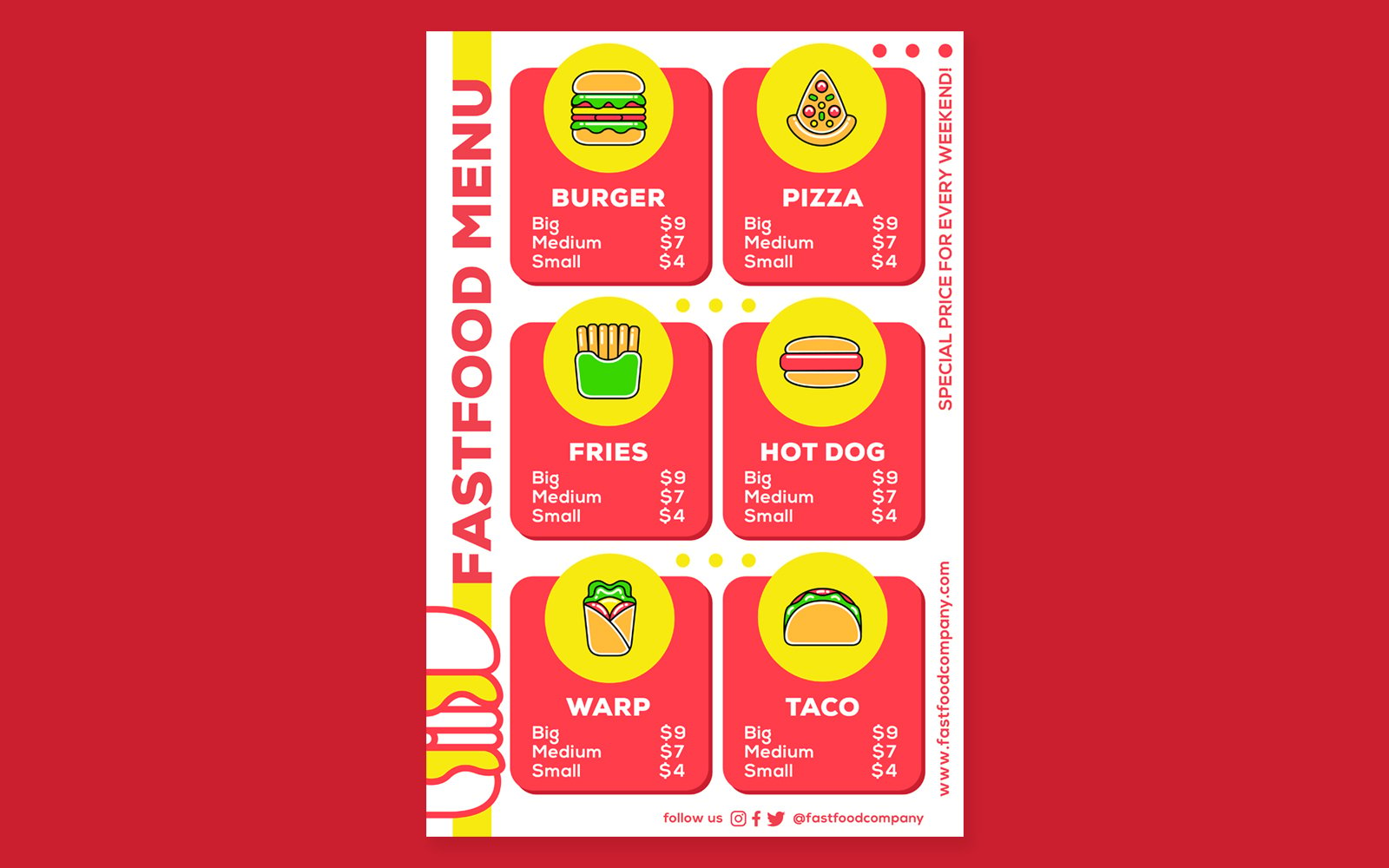 Restaurant Poster #08 Print Template