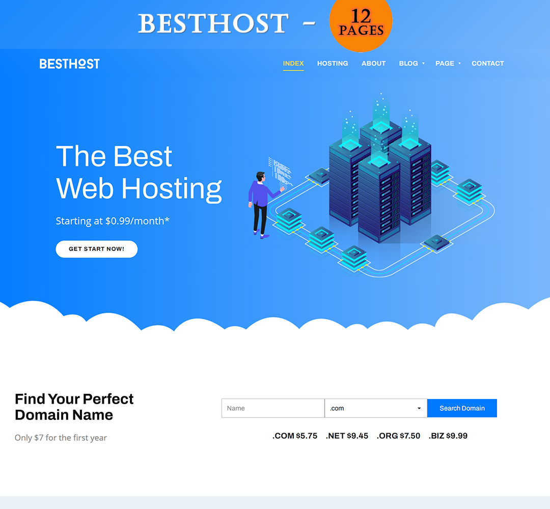 BestHost - Responsive Hosting HTML Template
