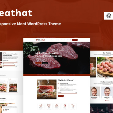 Butcher Food WordPress Themes 196805