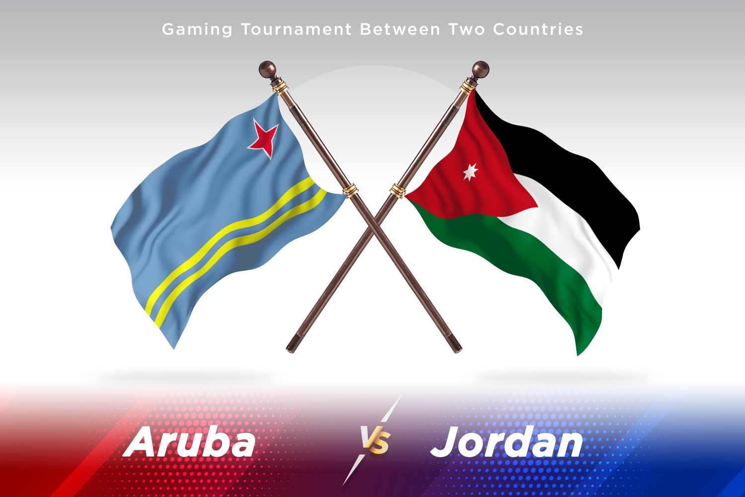 Aruba versus Jordan Two Flags