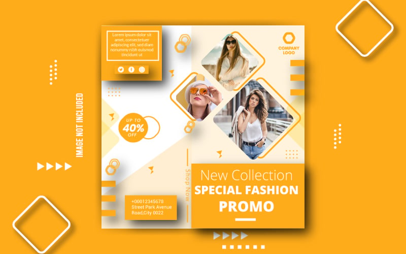 Fashion &Sale Social Media  Banner