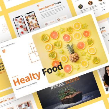 Food Healthy PowerPoint Templates 197703