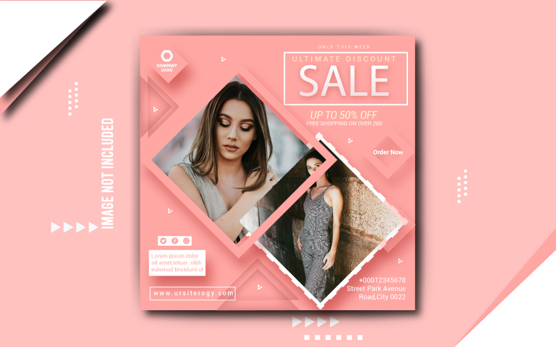 Summer Fashion Social Media Sale Banner