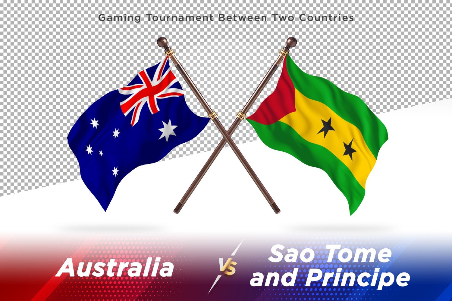 Australia versus sago tome Two Flags